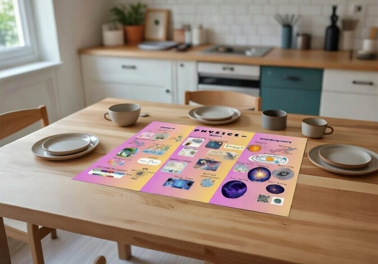 Physics 101 Table Mat